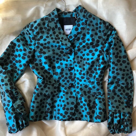 ‼️MOVING SALE Moschino 100% silk top - Picture 1 of 6